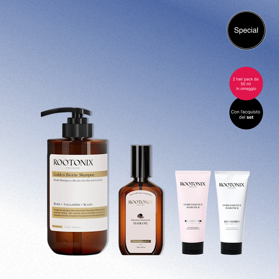 [Promotion] Capelli soffici come la neve (Shampoo & Hair Oil Set)