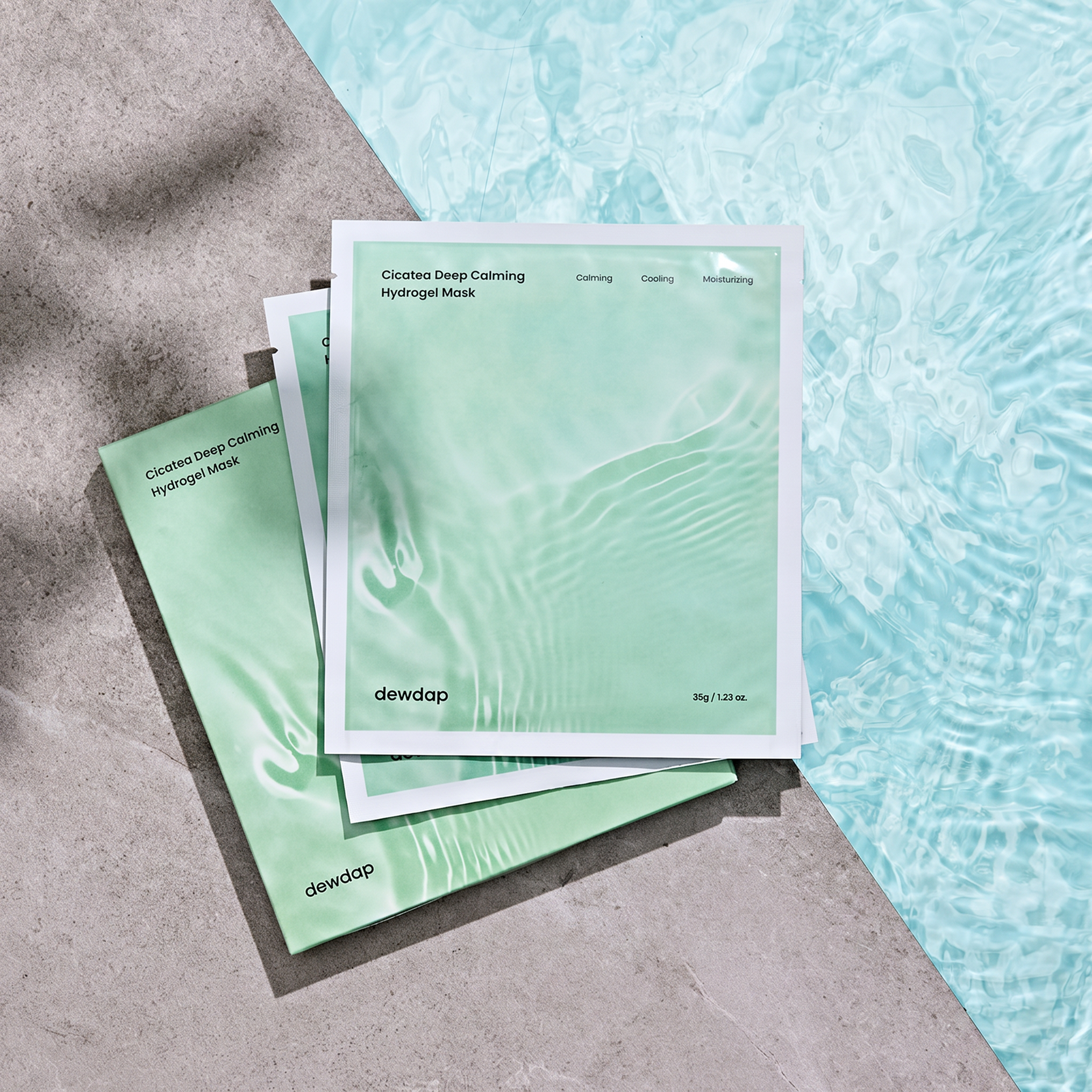 Cicatea Deep Calming Hydrogel Mask (1 maschere / 4 maschere)