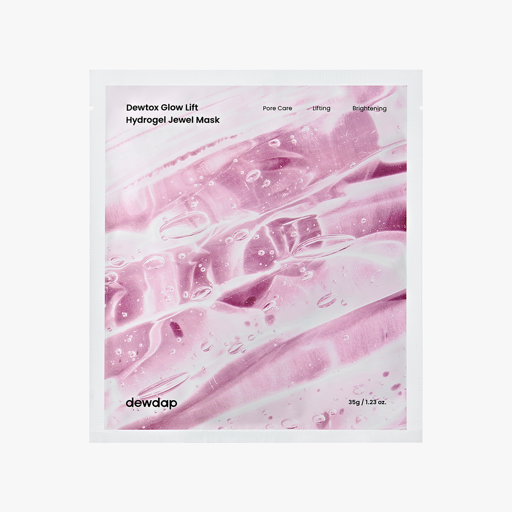 Dewtox Glow Lift Hydrogel Jewel Mask (1 maschere / 4 maschere)
