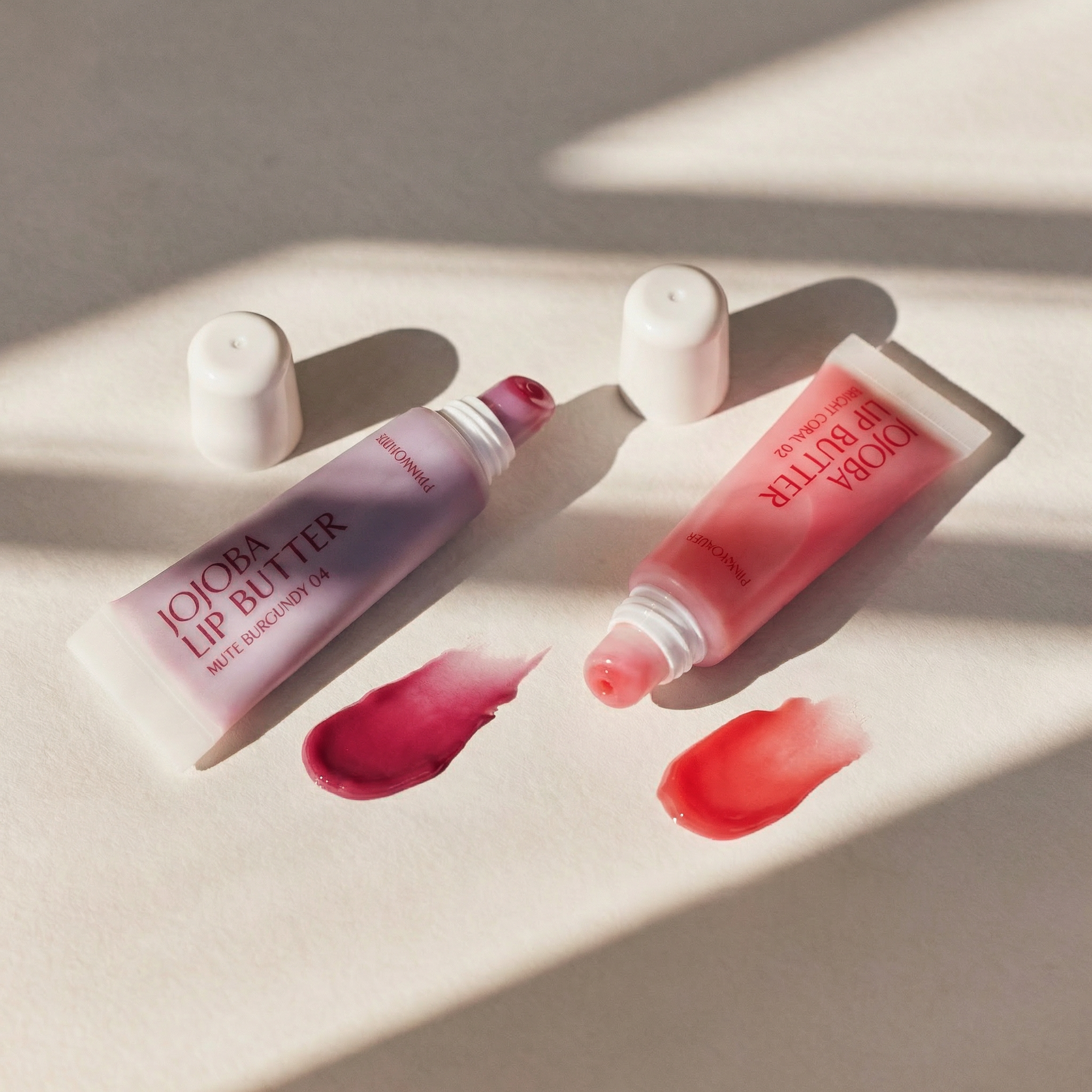 Jojoba Lip Butter [Coral, Burgundy]